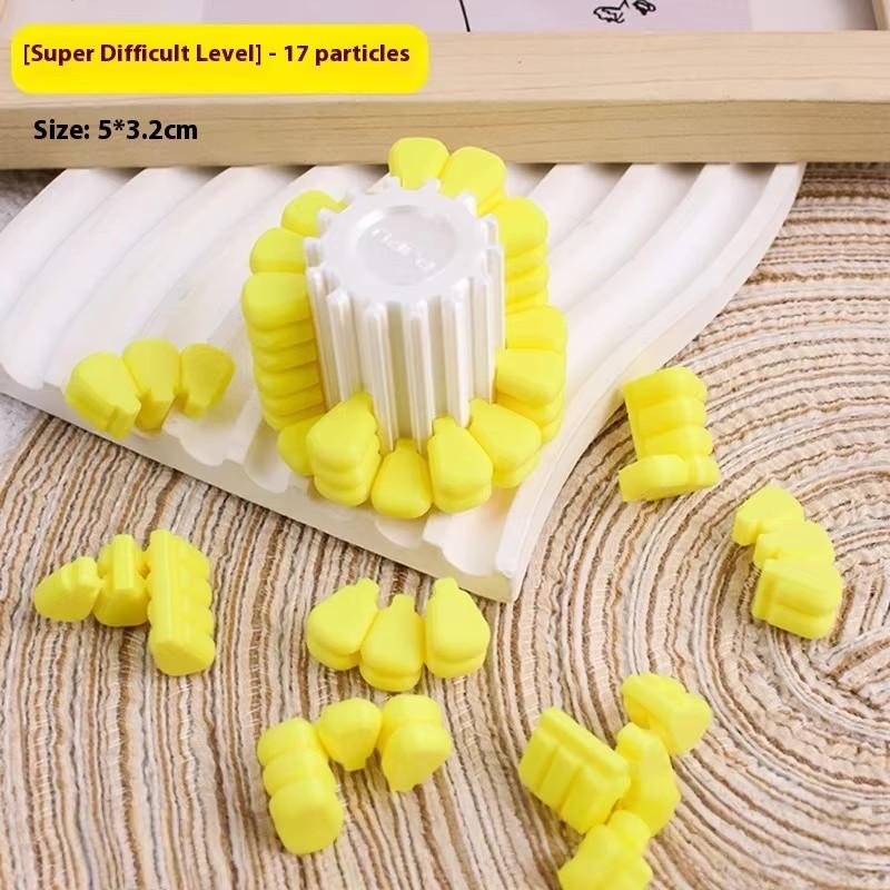 3D Printing Corn Magic Cube Stress Relieving Toys Tetris Jigsaw Puzzle Originality Brain Burning Developmental Kids Puzzle Toys