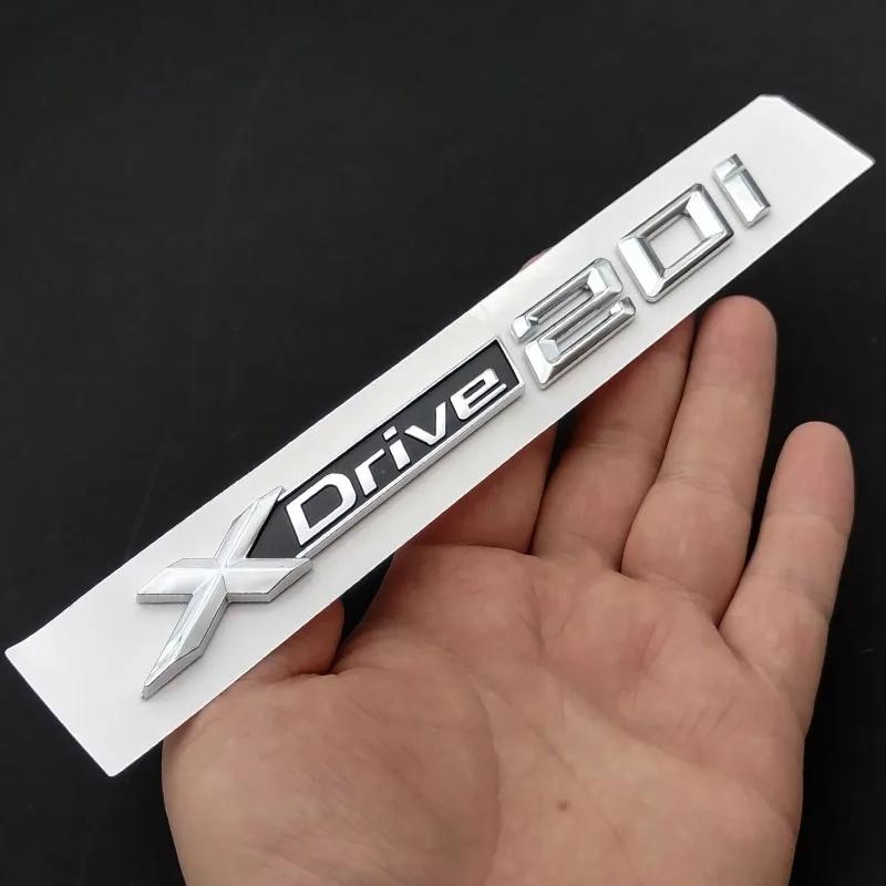 3D ABS XDrive 20d 23d 25d 30d 35d 40d 45d 50d 55d 20i 25i 30i GT X1 X3 X5 X6 Car Rear Trunk Emblem Sticker for BMW Accessories tu2