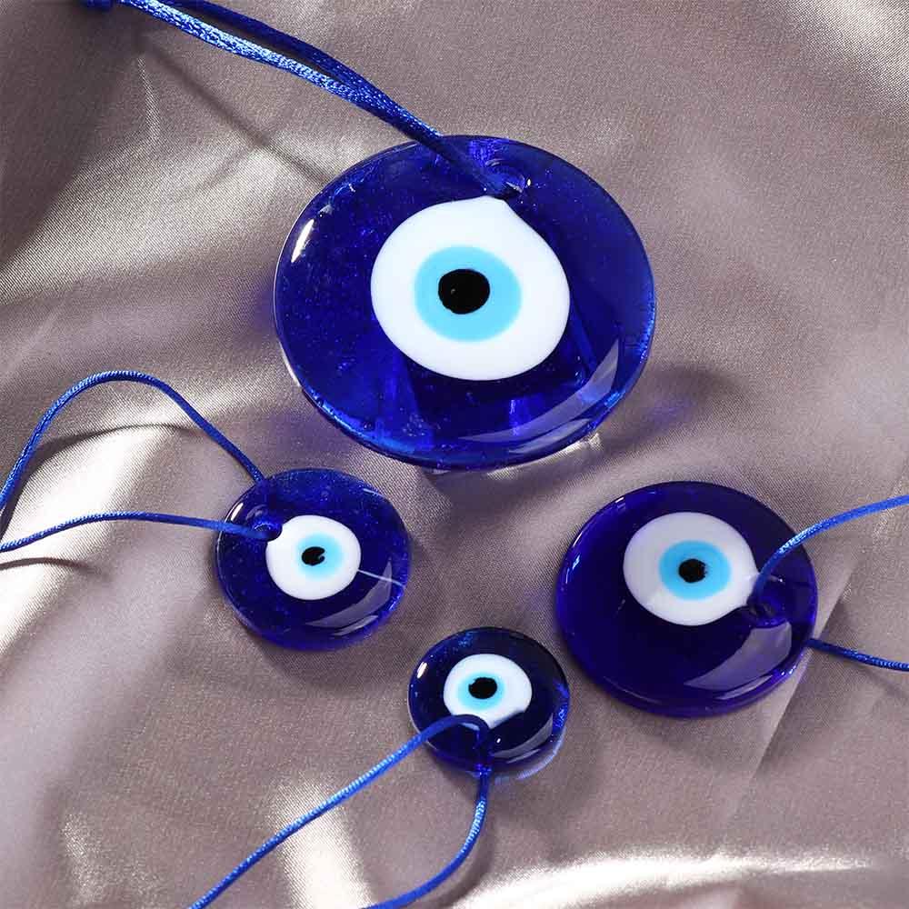 Car Auto Accessories Glass Evil Eye Blue Office Interior Decor Auto Decor Car Pendant Amulet