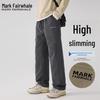 Mark Fairwhale Men's Straight-Leg Terry Lined Casual Pants