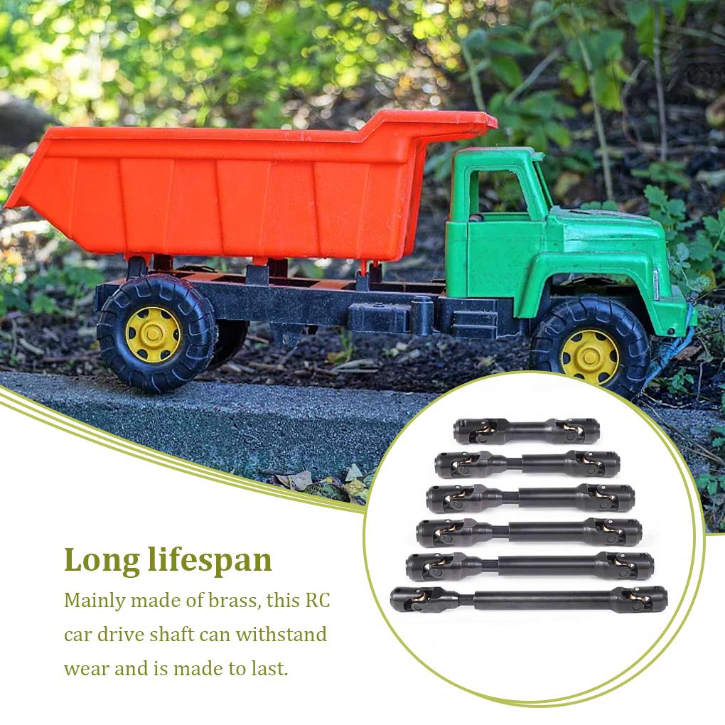RC Car Rotatable Drive Shaft Remote Control Vehicle Driveshafts Automotive Toys Repair Upgrade Spare Parts Replacement for TRX4