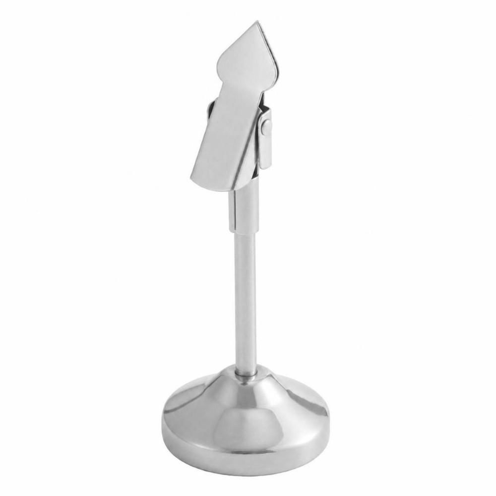 Vertical Price Tag Holder Stainless Steel Menu Holder Durable Retail Pop Sign Clip Cafe