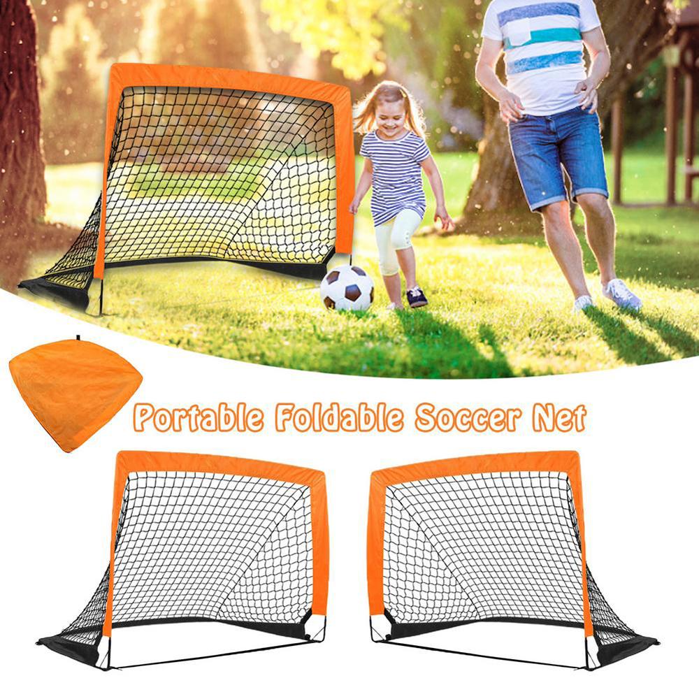 Портативная детская футбольная сетка Складная футбольная сетка для тренировок на открытом воздухе Спортивная футбольная сетка для детей