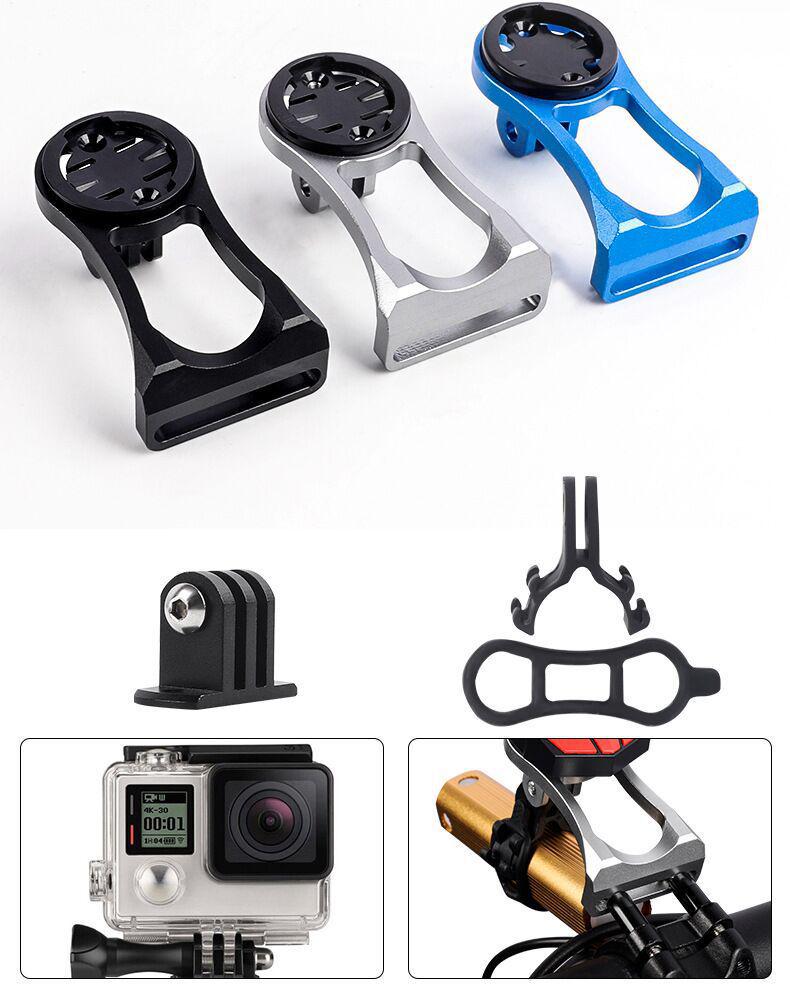 Mountain Bike Computer & Light Mount for Garmin, Bryton, Cateye - Road Bike Extension Bracket