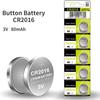 CR2016 Lithium Battery 3V Coin Cell Batteries for Watch Car Key Button Battery