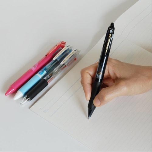 Многофункциональная ручка Mitsubishi Pencil Jet Stream 3&1 0,7 прозрачная, легко писать MSXE460007.T