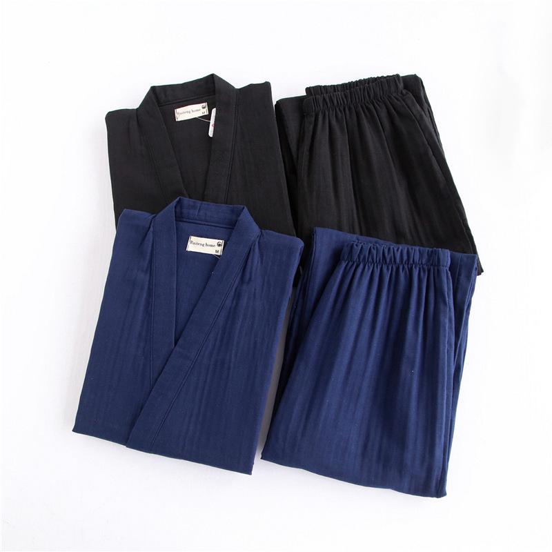 Мужская весенне-осенняя потная отпаренная одежда свободная домашняя пижама