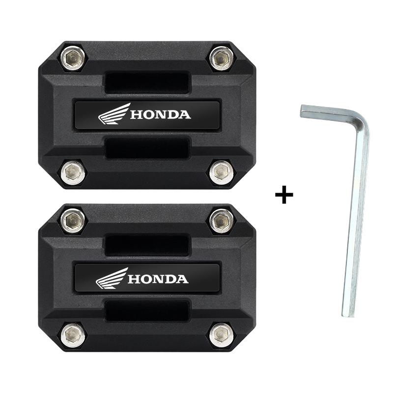 PYYG6 2pcs Motorcycle Engine Bumper Block Engine Guard Block Crash Bar for Honda Honda CRF CB CR XR CRM CBR 250 300 350 400 500 600