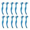 12 Pack Denture Brush Hard Denture Cleaning Brush False Teeth Brush Toothbrush (haoyi