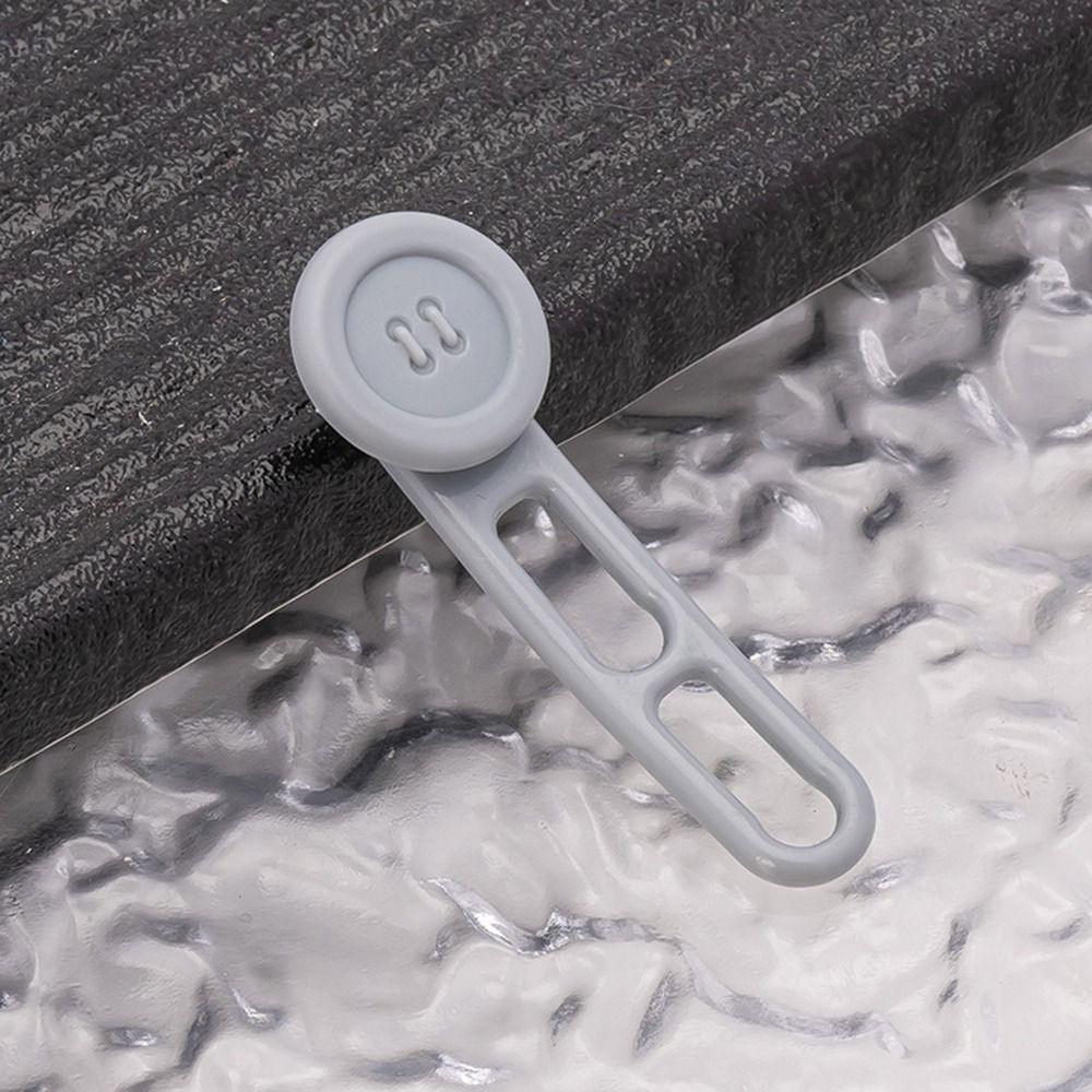 10Pcs Elastic Shirts Button Expanders Neck Extender Collar Button Extender for Shirt Dress Pants