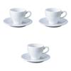 Set of 3 Dyed Espresso Cups and Saucers X X 6 Cm Cups and Saucers Setomonohonpo [9.1 6.8 (100cc)]