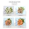 Silk Petals Rose Artificial Flowers 15 Heads Decorative Flower  Party Supplies
