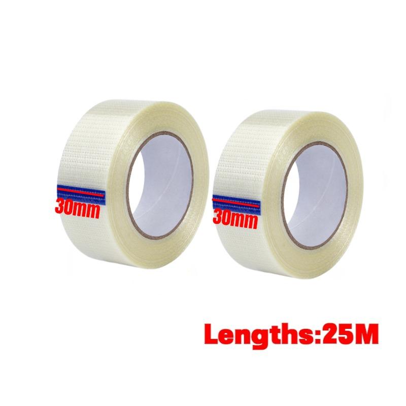 Прочная клейкая лента из стекловолокна, износостойкая, прочная, сетчатая лента из стекловолокна, прозрачная, односторонняя клейкая лента, фиксированная упаковка