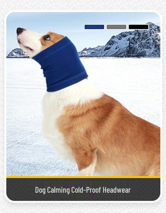 Adjustable Dog Calming Ear Muffs - Anti-Thunder Winter Warmth Headband