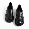 New Thick-soled Small Leather Shoes Spring Thick-heeled British Style Loafers for Women