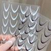 Nail Stickers - Self-Adhesive & Wave Nail Art Decals with Gradient Design, Irregular Shape Nail Decorations for DIY Manicures, Nail Accessories
