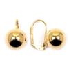 [M8780] - Gold Plated 'Billes' Sleepers - 12 Mm