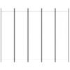 VidaXL Room Divider 5 Panels Folding Room Separator Divider Privacy Screen Paravent Living Room Decoration 350186