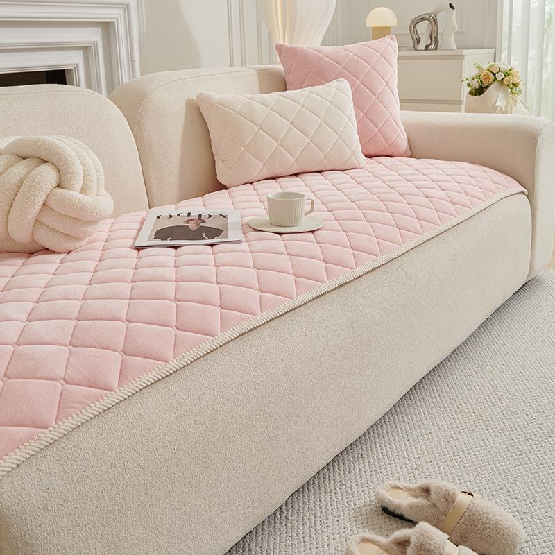 New Modern Simple Wind Sofa Cushion, Seat Cushion Fixed Cover, Straight Row One-Piece Combination Sofa Cover Cloth Towel
