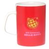 Sanrio 50th Anniversary Kitty Mug 230ml Microwave Safe Dishwasher Safe Red Made In Japan 310131 "Hello Kitty" Approx.