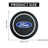 2025 New Car Coaster Water Cup Bottle Holder Anti-slip Pad Mat For Ford Ecosport Edge Figo Flex Focus Fusion Fiesta Accessories