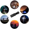 Q5 Led Flashlight, Aluminum Alloy 1200lm Adjustable Zoom Light Lamp, Non-slip Waterproof Long-range