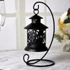 Hanging Bird Cage Candlestick Wrought Iron Hollow Lantern Candlestick Home Room Decoration Freestanding Lantern