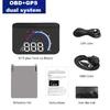ZQKJ M13 OBD2 And GPS Dual System HUD Car Head Up Display Speed Windshield Projector RPM Fuel Consumption Overspeed Alarm