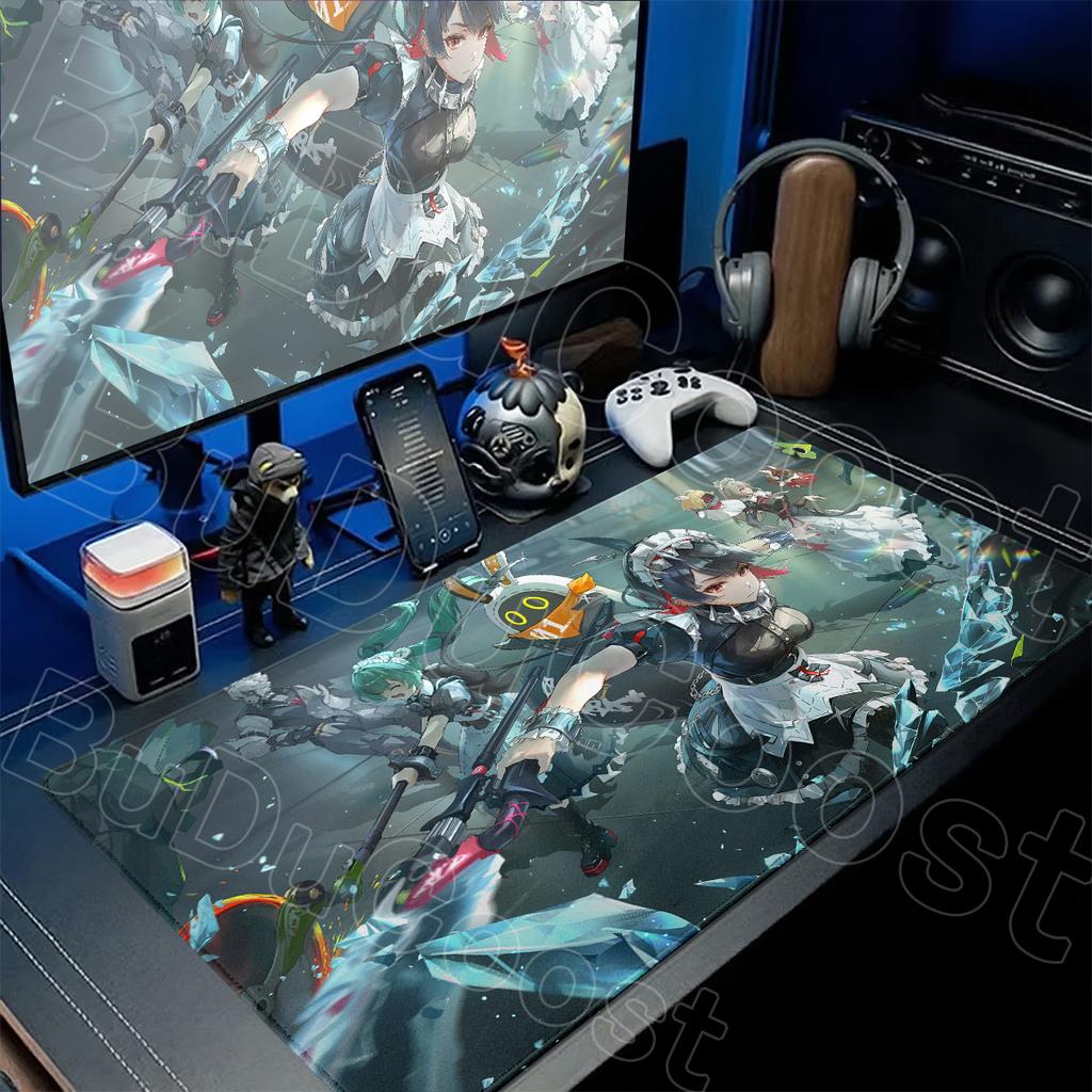 Anime Girl Ellen Joe Mouse Pad Laptop Office Long Table Mat Large Gamer Keyboard Carpet XXL Zenless Zone Zero Non-slip Mousepads