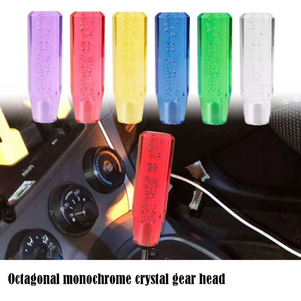 Crystal Transparent Gear Shift Knob Bubble Design Manual Shift Knob  Manual Transmission