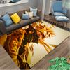 1pc naruto Carpet for Room Floor Mat, Comfortable Office Chair Printed Area Rug, Beautiful Hotel Rug