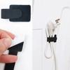 200PCS Self Adhesive On Wall Mounted Desk Reusable T-Type Cable Cord Organizer Nylon Hook Loop Wrap Bundle Data Cable Tie Wire