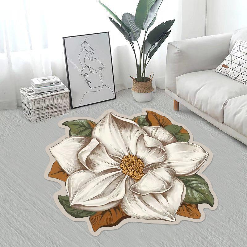 Нерегулярный цветочный ковер напольный коврик для дома гостиная ковер для спальни туалетный столик прикроватная тумбочка полный ковриков