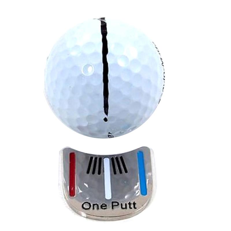 One Putt Design Маркер для мяча для гольфа Плюс Магнитный зажим для кепки для гольфа Маркер для гольфа Маркер для прямой поставки One Putt