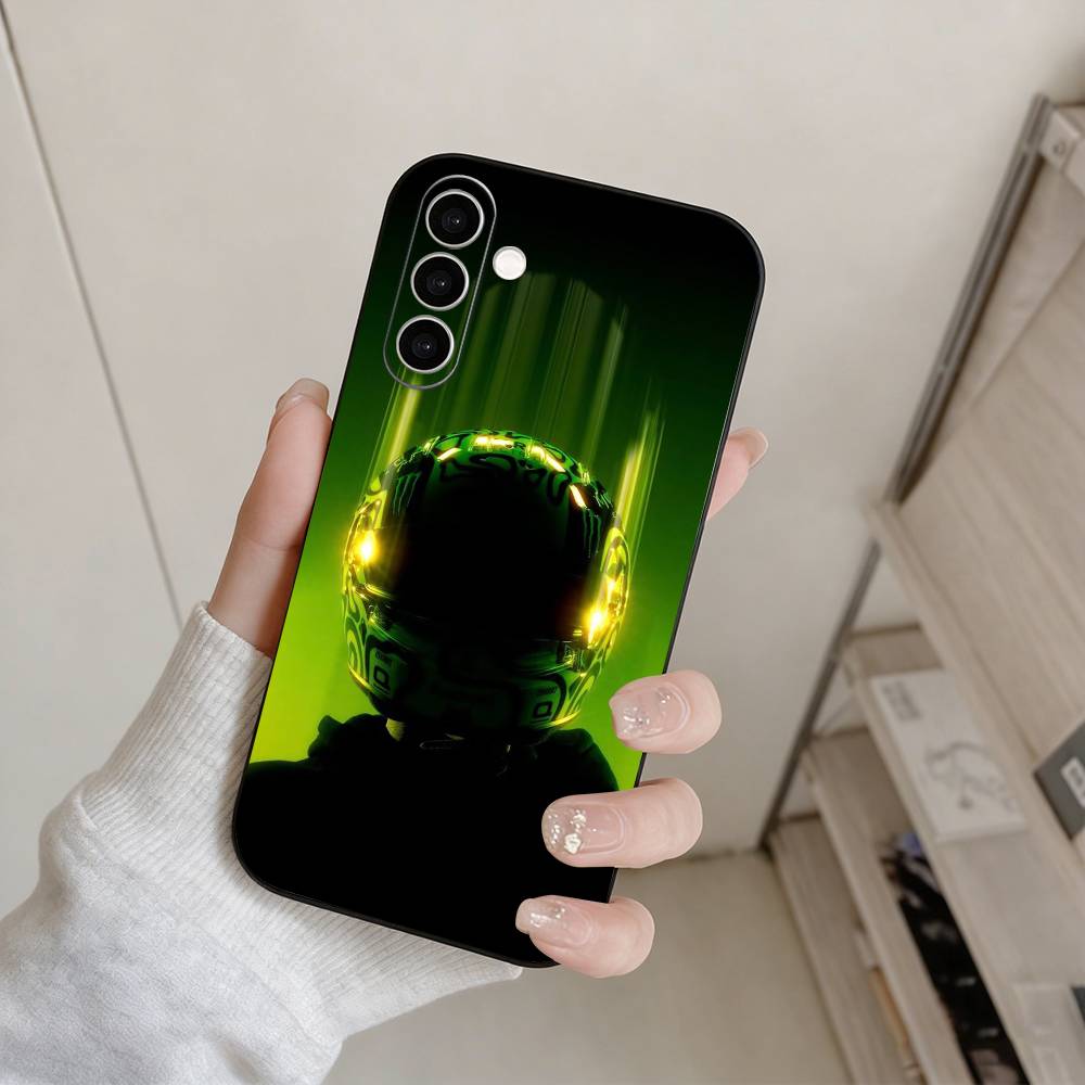 Чехол для телефона с гонщиком Ландо Норрисом для Samsung Galaxy A73, A72, A71, A70, A53, A52, A51, Другие Мягкий черный чехол
