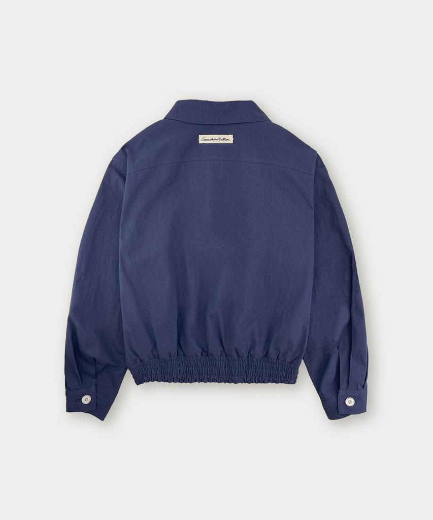 Somewherebutter Salt Bomber Jacket - Vintage Blue