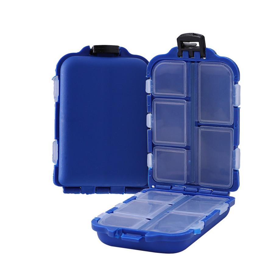 FTK Маленький органайзер для рыболовных снастей, 1 шт., мини-коробка для рыболовных снастей, пластиковый органайзер для рыбалки, контейнеры для хранения рыболовных снастей, коробки для каяков и мушек