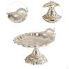 Metal Fruit Plate with Foot, Table Decoration, Bowl Serving Tray for Home And