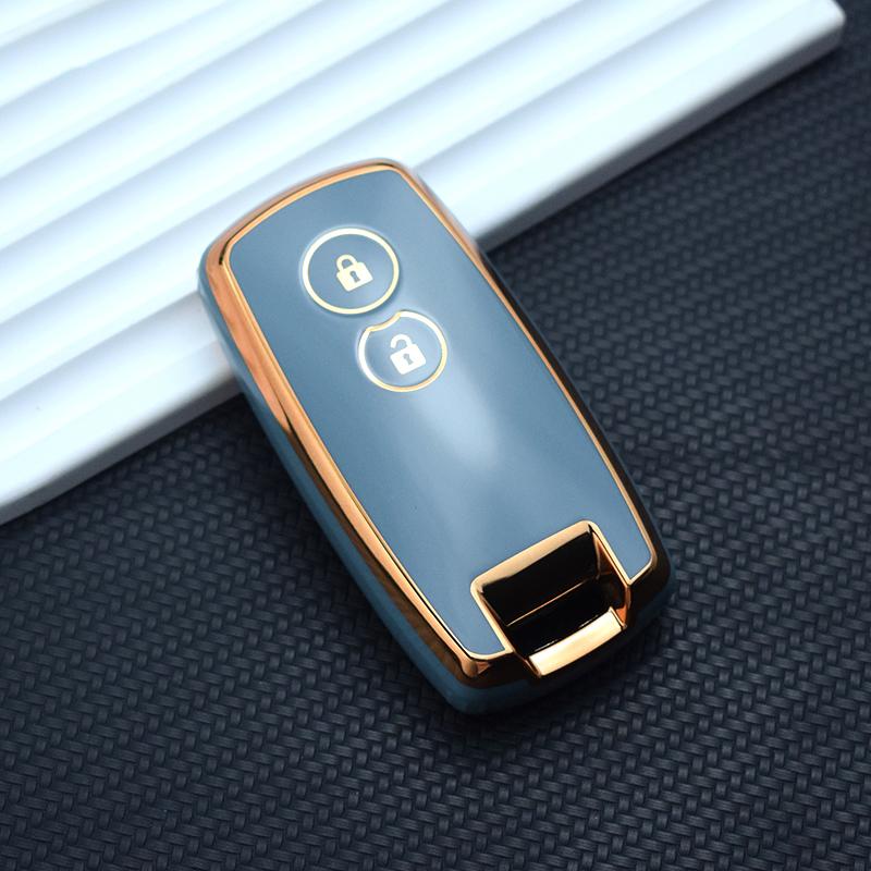 Auto Key Cover Keychain For Suzuki Swift Grand Vitara SX4 Scorss XL-7 2Buttons TPU Car Remote Key Shell Fob Cover Case Holder Protector