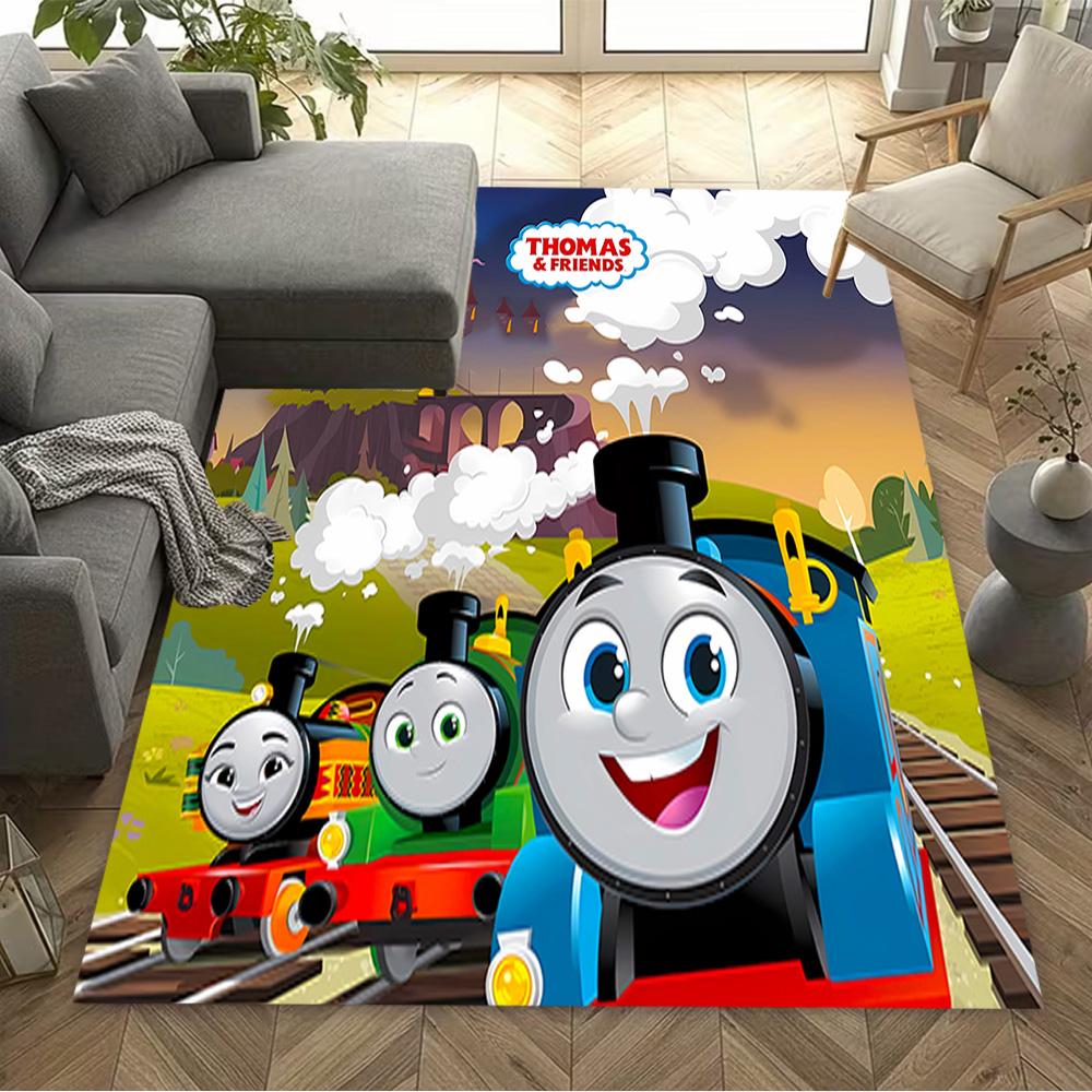 Thomas Friends Express Carpet Design for Entryway Dining Room Living Rooms Game Room Antislip Carpet Decorate Offices Birthday/Christmas Gift
