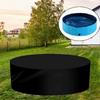 6ft Round Pool Cover, Drawstring Style, Pool Cover For Above Ground Pools, Solid And Tear Resistant