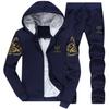 Fashion Men Sweatshirt Sporting Sets Winter Jacket + Pants Casual Men's Track Suit Brand Sportswear Tracksuits Male Coat