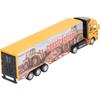 1/48 Transport Car Toy, Retractable Pedagogical Simulation Alloy, Plastic Carrier, Container Truck Model for Boys and Girls, Gifts
