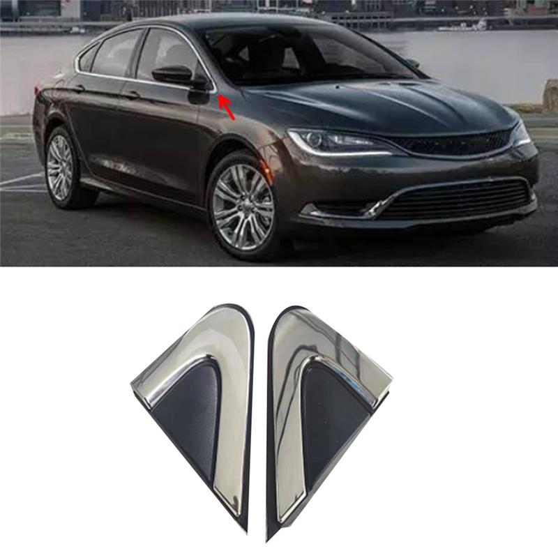 5NJ511XFAB Car Left Front Pillar Triangle Plate For 200 2015-2017 Door View Mirror Corner Trim Cover Replacement Parts