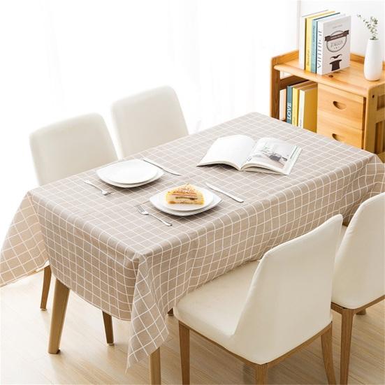 Скатерть прочная клетчатая конструкция стола водонепроницаемая Защитная крышка для столовой и кухни PEVA для дома