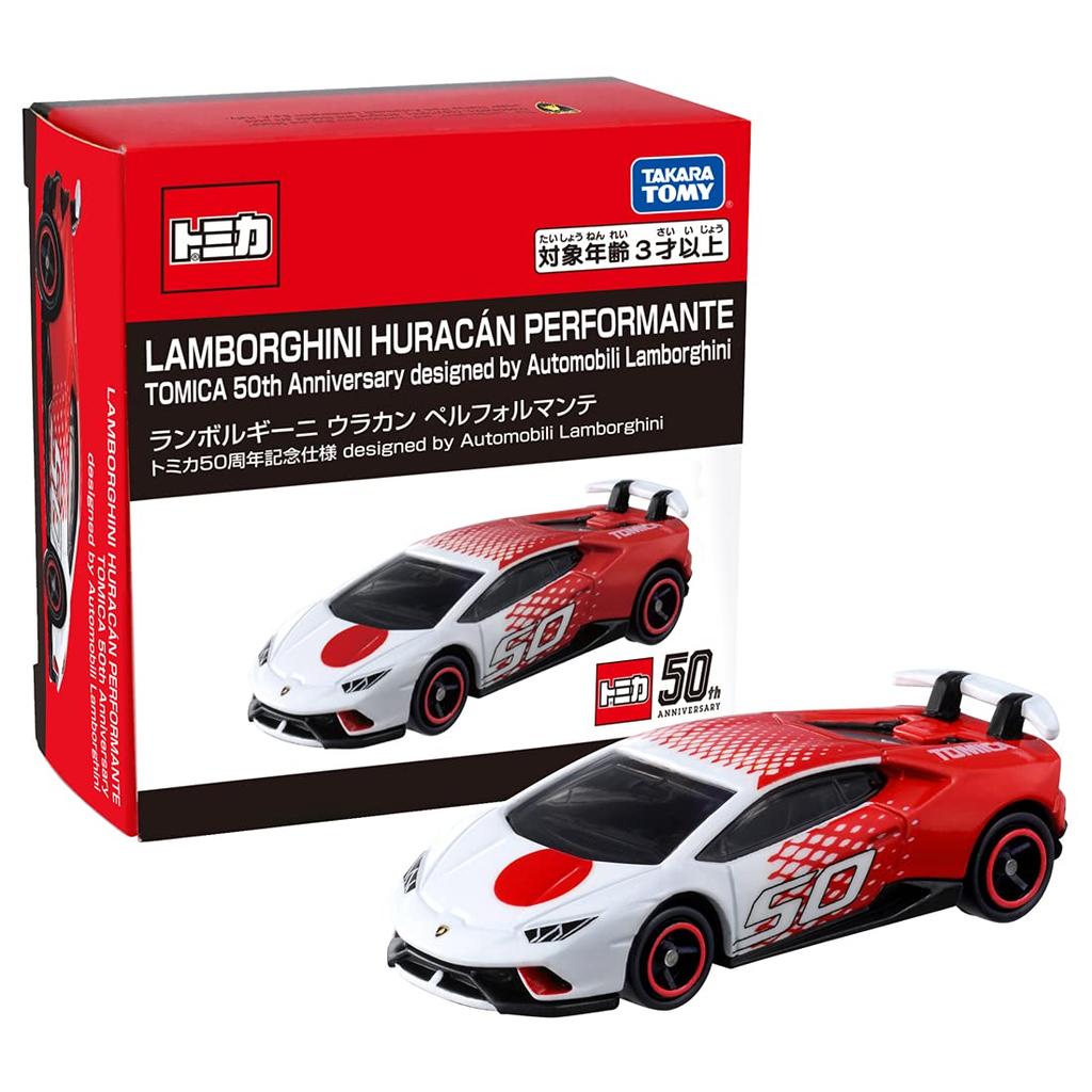 Takara Tomy Tomica Lamborghini Performante Специальное издание к 50-летию Tomica, разработанное Automobili Lamborghini, Миниатюрная модель автомобиля, игрушка для детей от 3 лет