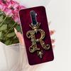 For Realme X2 Pro Case RMX1931 Transparent Luxury Crown A-Z Letters 2D Painted Soft Bumper Cover For Real me X2 Pro Casing