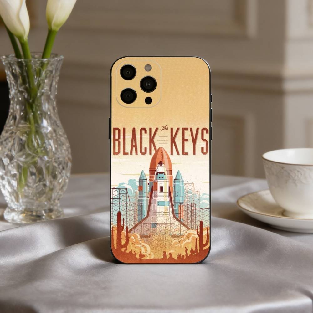 COOL The B-Black KeyS Bnd Phone Case Silicone Soft For IPhone 17pro 16 15 14 13 12 11 X XR Plus Pro Max Plus