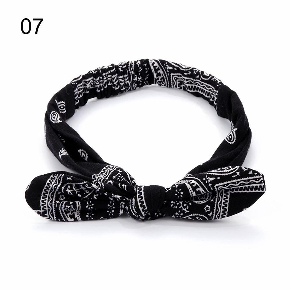 Аксессуары для волос Эластичные Однотонные Бант Повязка на голову Заячьи ушки Повязка для волос Тюрбан