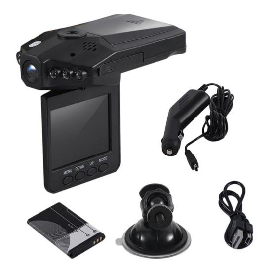Профессиональный 2,5-дюймовый автомобильный видеорегистратор с высокой четкостью и высокой четкостью, видеокамера